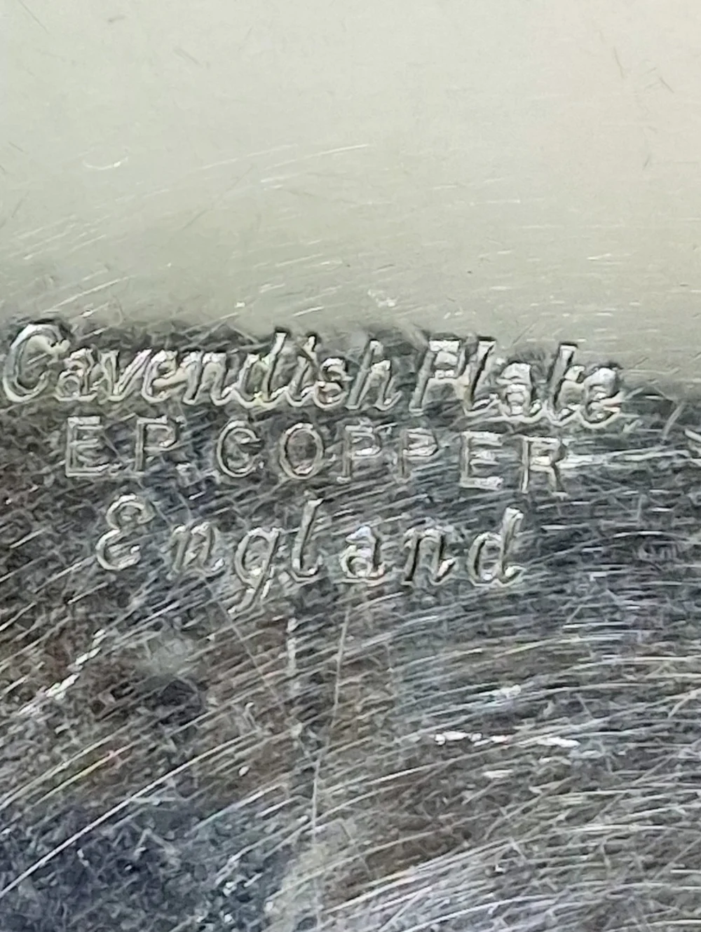 Cavendish E.P. Copper Vintage Covered Serving Bowl/Sugar Bowl with Knob and Feet - Picture 2 of 12